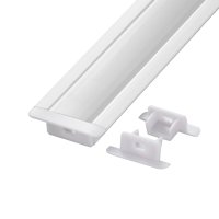 Difuzory a koncovky - Koncovka profilu V5W bílá hranatá