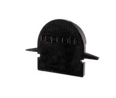 Krytky pro Al profily - IMPR 979622 Koncovka R-ET-01-08 černá 23 mm 2 ks - LIGHT IMPRESSIONS