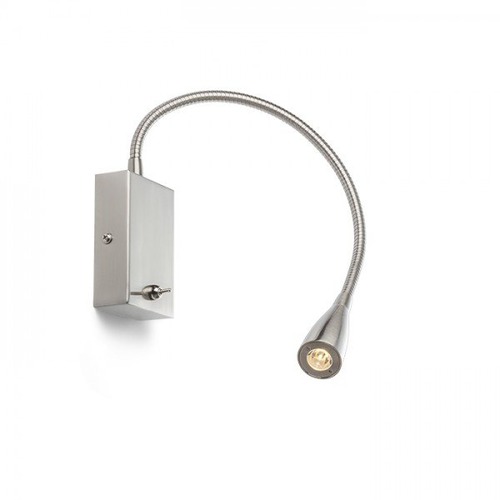 S ramenem - RED R11758 POINT nástěnná matný nikl 230V LED 3W 40° 3000K - RED - DESIGN RENDL - foto 1