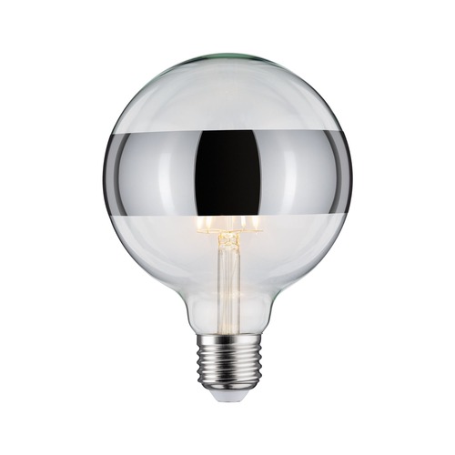 E27 - P 28681 LED Globe 6,5 W E27 dekorativní stříbrná teplá bílá stmívatelné - PAULMANN - foto 1