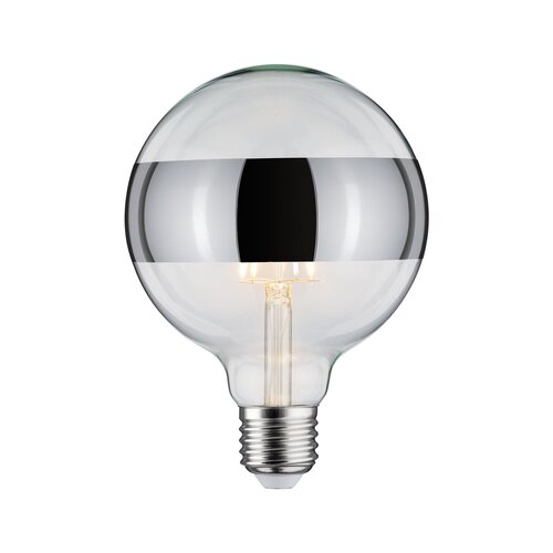 E27 - P 28681 LED Globe 6,5 W E27 dekorativní stříbrná teplá bílá stmívatelné - PAULMANN - foto 1