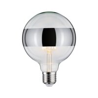 E27 - P 28681 LED Globe 6,5 W E27 dekorativní stříbrná teplá bílá stmívatelné - PAULMANN