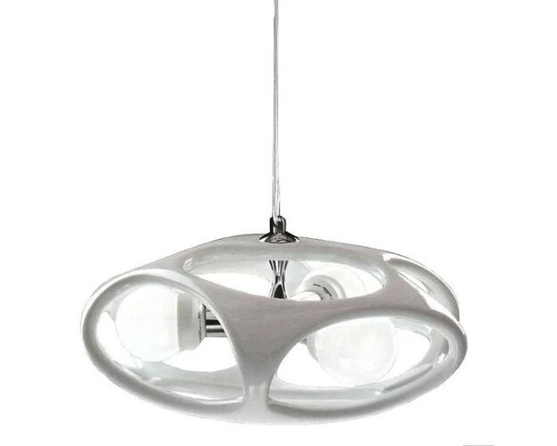 Dekorativní - PANIT SOS174 BONE závěsná bílá 230V E27 3x25W - PAN INTERN. - foto 1