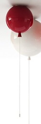 Dekorativní - BRO PC00879_027 Nástěnné svítidlo Memory, průměr skla 40cm, E27 15W ČERVENÉ matné - BROKIS C - foto 1