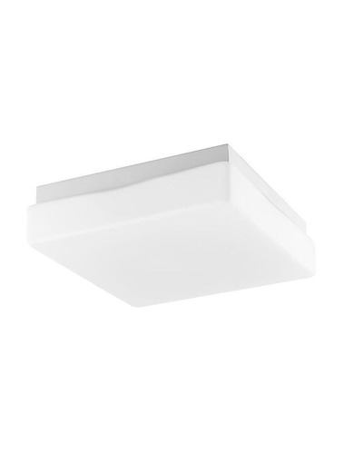 Hranatá - NV 6110042 Stropní svítidlo CUBE IP44 bílé opálové sklo E27 1x12W - NOVA LUCE - foto 1