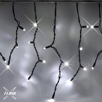 Venkovní krápníky - DLED IFNX1305 DecoLED LED světelné krápníky, FLASH, 3x0,5m, ledově bílá, 114 diod, IP67 IFNX1305