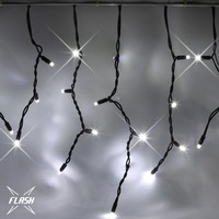 Venkovní krápníky - DLED IFNX1305 DecoLED LED světelné krápníky, FLASH, 3x0,5m, ledově bílá, 114 diod, IP67 IFNX1305