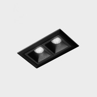 Hranatá - KHL K51300.02.RF.BK-BK.45.ST.9.27 NSES zapuštěné svítidlo s rámečkem černá 4 W 2700K nestmívatelné - KOHL-Lighting