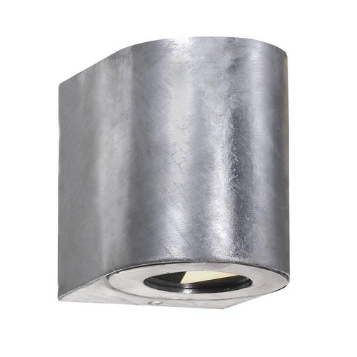 Nástěnná - NOR 49701031 Venkovní nástěnné svítidlo Canto 2 2x5W LED galvanizovaná ocel čirá - NORDLUX - foto 1