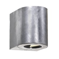 Nástěnná - NOR 49701031 Venkovní nástěnné svítidlo Canto 2 2x5W LED galvanizovaná ocel čirá - NORDLUX