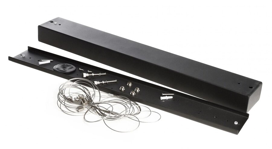 Pro LED panely - IMPR 930582 Deko-Light baldachýn se závěsem pro LED Panel RGBW + Event-Panel čiré černá  - LIGHT IMPRESSIONS - foto 1