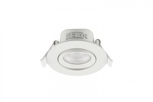 Koupelnová - IMPR 565455 Deko-Light vestavné bodové svítidlo - Surtur Tilt 68, 6 W, DIM, 2700/3000/4000 K, bílá