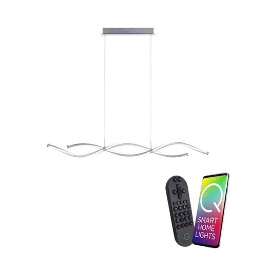 Podélná - PN 2339-55 Q-MALINA, závěsné svítidlo, Smart Home 2700-5000K - PAUL NEUHAUS - foto 1