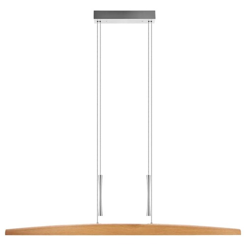 Podélná - HERZ 31250UD Závěsné svítidlo ARCO LED 1300mm Up 7,5W 900lm / Down 32,2W 2990lm 2200-4000K Dim to warm dub olejovaný - HERZBLUT - foto 1