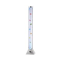 Stolní lampy dekorační - LD 85106-55 AVA Vodní sloupec, LED, stříbrná barva, ocel RGB - LEUCHTEN DIREKT / JUST LIGHT