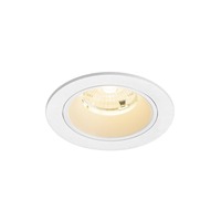 Kruhová - LA 1009467 NUMINOS® S Stropní vestavné svítidlo, 3000 K, 55°, IP20, kulaté, bílé - BIG WHITE (SLV)