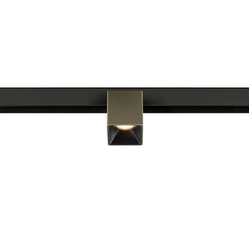 Lištové Magnetic SLV - LA 1008984 FIX-IT! 48V, DALI, úhlový, povrchová montáž, spot, 2700 K, 6,6 W, 36°, bronzový / černý - BIG WHITE (SLV) - foto 1