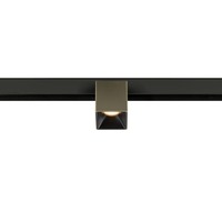 Lištové Magnetic SLV - LA 1008984 FIX-IT! 48V, DALI, úhlový, povrchová montáž, spot, 2700 K, 6,6 W, 36°, bronzový / černý - BIG WHITE (SLV)