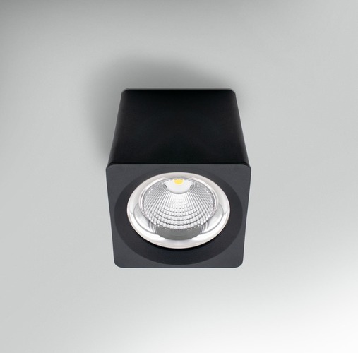 Downlight - CEN QBNE-2513130 Stropní svítidlo LED QUBE ČERNÉ 131x131x133mm 25W 230V 3000K 45d IP20 - CENTURY - foto 1