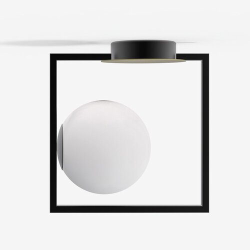 Dekorativní - LU SR.L2.P1.45 Stropní a nástěnné svítidlo PALA 7,4W LED 4000K sklo opál SR.L2.P1.45 - LUCIS - foto 1