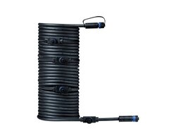 Příslušenství - P 93930 Plug&Shine konektor IP68 10m černá - PAULMANN