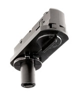Lišty a příslušenství - IMPR 720037 Deko-Light 1-fázový kolejnicový systém, D One 1-fázový adaptér pro montáž svítidel, 220-240V černá RAL 9011 70 mm - LIGHT IMPRESSIONS