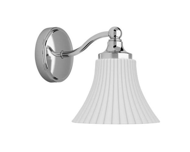 Dekorativní - AST 1105001 NENA nástěnná satinované sklo/chrom 230V G9 40W IP44 (STARÝ KÓD: AST 0506 ) - ASTRO Lighting - foto 1