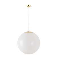 Koule - OS ISI66253 ISIS S4 PE závěsné plastové svítidlo mosaz / bílá IP40 3000 K 41W LED - OSMONT
