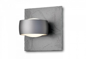 Dekorativní - OL 40-903-16-KOMPLET Nástěnné svítidlo GRACE UNLIMITED fialovo šedá / beton / sklo satin 18W Tunable white Casambi - OLIGO