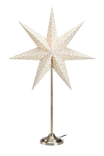 Interiérové dekorace - MAR 705310 Baroque bílá hvězda na stůl - Markslöjd - foto 1