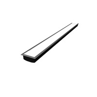 Al profily k zapuštění - LA 1004907 GRAZIA 60 profil zápustný 3 m černá - BIG WHITE (SLV)