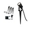 Zápichy - P 94373 Plug &amp; Shine základní sada bodové svítidlo IP65 3,5W teplá bílá vč. kabel, Trafo a spot - PAULMANN