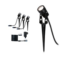 Zápichy - P 94373 Plug &amp; Shine základní sada bodové svítidlo IP65 3,5W teplá bílá vč. kabel, Trafo a spot - PAULMANN