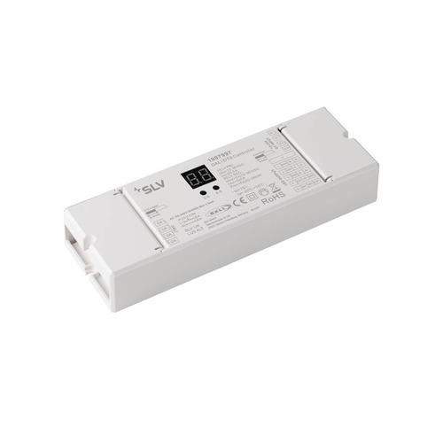 Ovladače pro vícebarevné LED pásky, RGB, RGBW - LA 1007997 Ovladač 24V LED páska, DALI, DT8, 5 kanálů - BIG WHITE (SLV) - foto 1