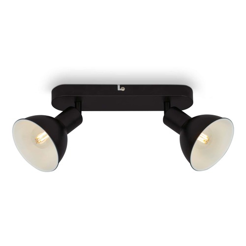 Bodová - BRILO 2674-025 Bodové svítidlo 27 cm 2x E14 max. 25W černá - BRILO - foto 1