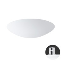 Koupelnová - OS AUR59372 AURA V9 stropní/nástěnné skleněné polovestavné svítidlo bílá IP44 3000 K 35W LED DALI (původní kód OS 59372) - OSMONT