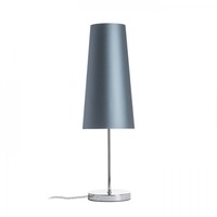Stolní lampy dekorační - RED R14053 NYC/CONNY 15/30 stolní Monaco petrolejová/stříbrné PVC/chrom 230V E27 7W - RED - DESIGN RENDL