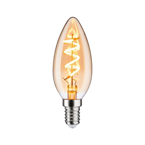 E14 - P 28951 Vintage Edition LED svíčka E14 230V 4W 1800K stmívatelné zlatá - PAULMANN - foto 1