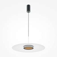 Kruhová - M MOD041PL-L15W3K1 Závěsné svítidlo El 3000K 12W 800lm bílá hliník teplá bílá - MAYTONI