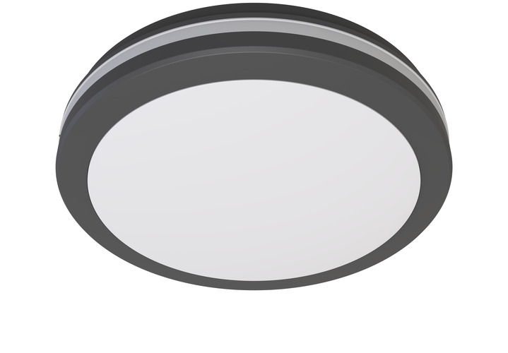 LED stropní svítidla Optonica - LED venkovní stropní svítidlo černé 20W CCT IP65 - MICROWAVE SENSOR - foto 1