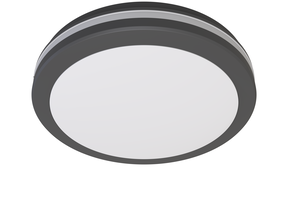 LED stropní svítidla Optonica - LED venkovní stropní svítidlo černé 20W CCT IP65 - MICROWAVE SENSOR