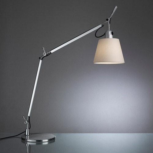 Stolní lampy pracovní - AR 0947010A Tolomeo basculante tavolo - tělo lampy s pergamenovým difuzorem 180 - ARTEMIDE - foto 1