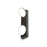 Vystaveno - RED R13917X VÝPRODEJ VZORKU - ELISEO II přisazená černá 230V LED 2x5W 3000K - RED - DESIGN RENDL