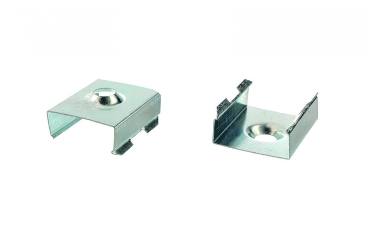 Úchyty a držáky pro Al profily - IMPR 987004 Držák - klip C-10 1 set 2 ks - LIGHT IMPRESSIONS - foto 1