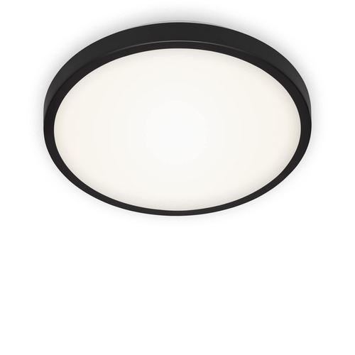 Kruhová - BRILO 3455-015 LED stropní svítidlo, pr. 29 cm, 12 W, černá - BRILO - foto 1