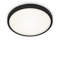 Kruhová - BRILO 3455-015 LED stropní svítidlo, pr. 29 cm, 12 W, černá - BRILO