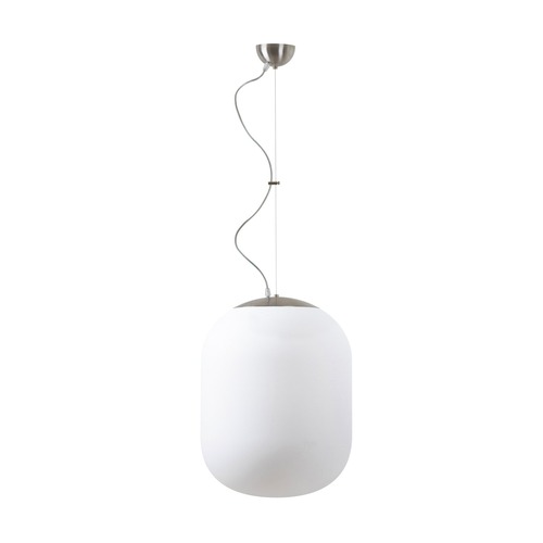 Koule - OS TAN67344 TANIA L2 závěsné skleněné svítidlo kartáčovaná nerez / bílá IP40 3000 K 41W LED - OSMONT - foto 1