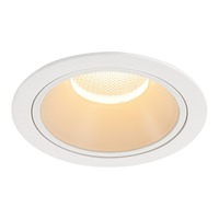 Kruhová - LA 1009931 NUMINOS® XL Stropní vestavné svítidlo, 2700 K, 40°, IP20, kulaté, bílé - BIG WHITE (SLV)