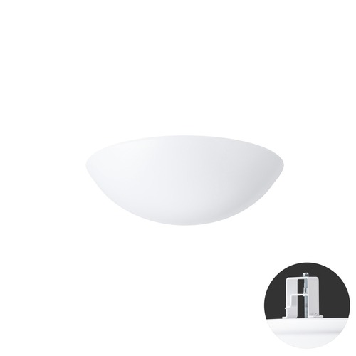 Koupelnová - OS TIT65015 TITAN V1 stropní/nástěnné plastové polovestavné svítidlo bílá IP44 3000 K 18W LED DALI - OSMONT - foto 1