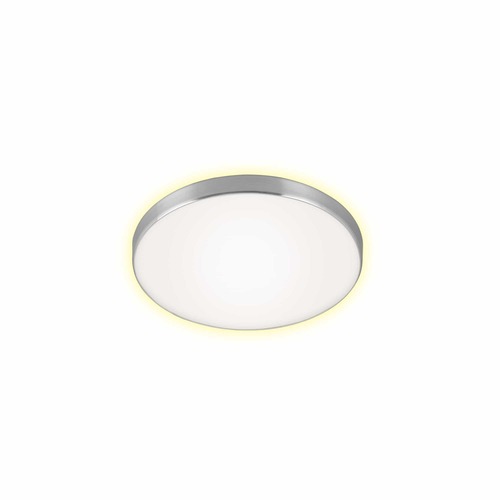 Kruhová - BRI 3443-119 LED stropní svítidlo, pr. 28,5 cm, 12 W, hliník-bílé - BRILONER - foto 1